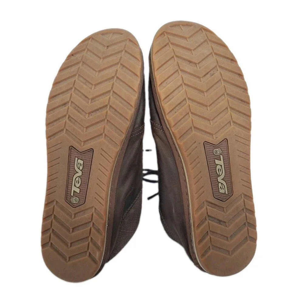 Teva Chukka Boots Cedar Canyon Men's Size 14 Brown Suede Lace Up 1003524 Leather